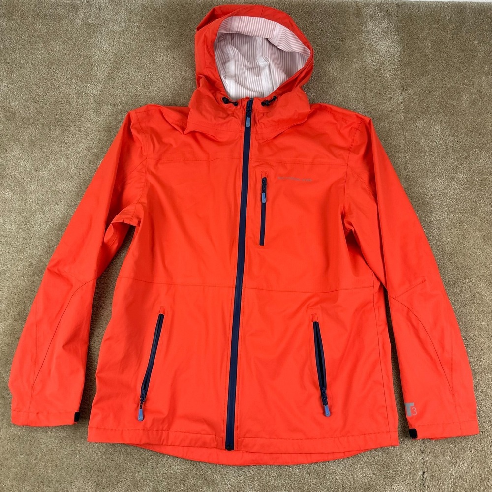 Southern Tide T3 portside Jacket L Lightweight zip pockets rain Full Zip